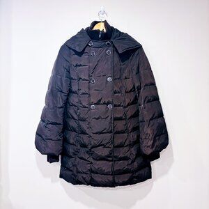 SOIA & KYO Brown Down Puffer Coat | Warm Winter Jacket‎ | X-Small *